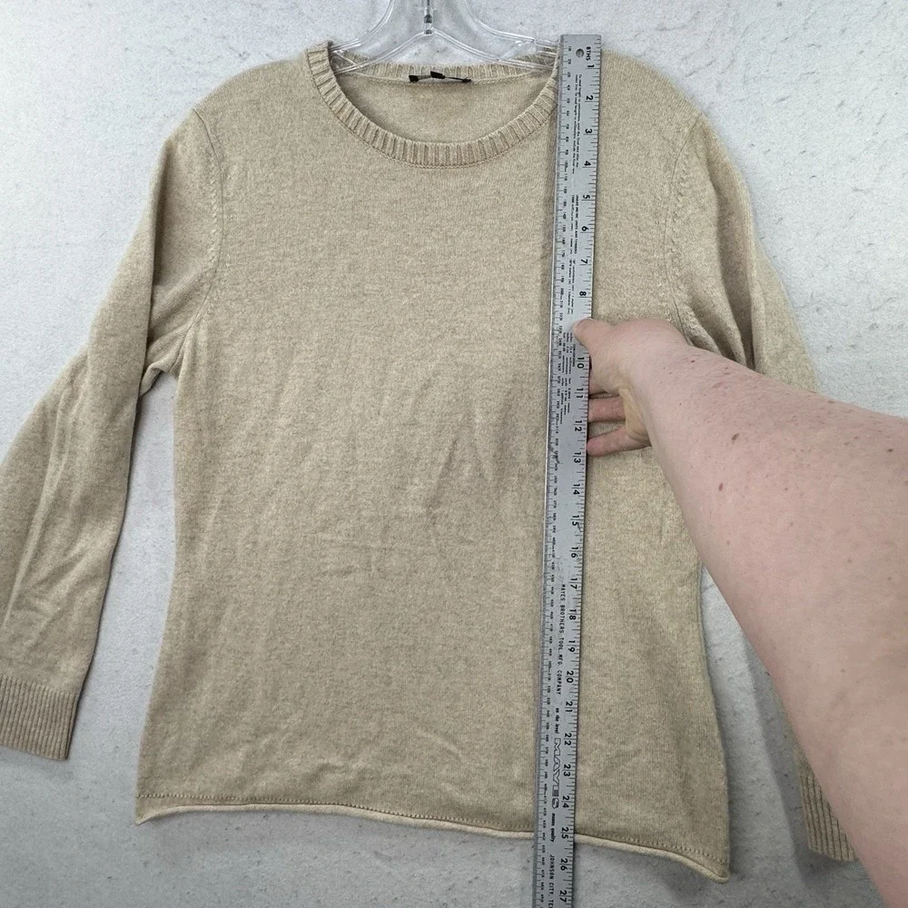 Lafayette 148 Sweater Womens Large‎ Cashmere Quiet Luxury Minimalist Capsule